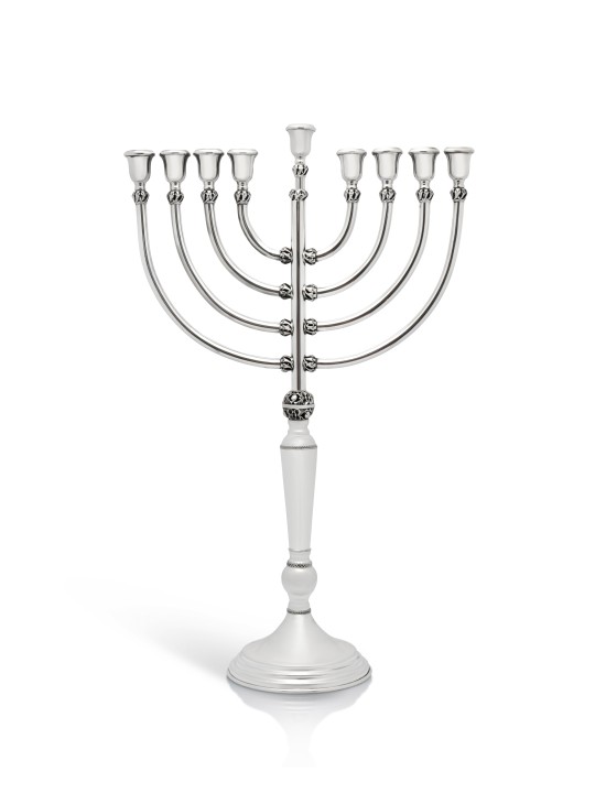 חנוכיית חנוכה פיליגרן קלאסית במיוחד מבית , מתנות לחנוכה ,